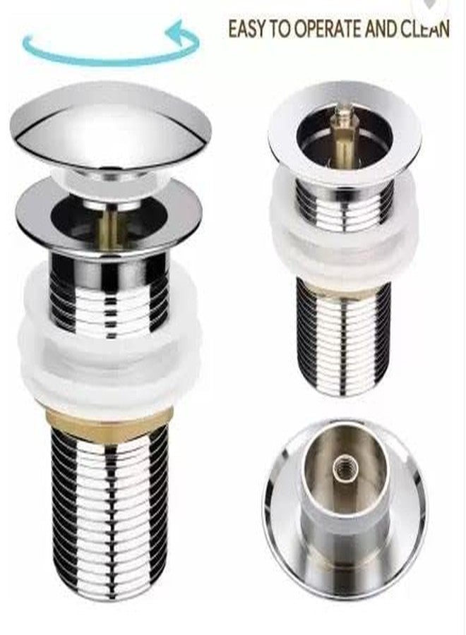 SPAZIO وصلة تصريف Spazio لحوض الغسيل، سدادات حوض عالمية قابلة للفصل مع سلة قابلة للفصل، وصلة حوض غسيل من الفولاذ المقاوم للصدأ، مناسبة لمنافذ التصريف (عبوة من قطعة واحدة) - Image 4